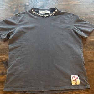 Golden Goose Distressed Crystal Tee L